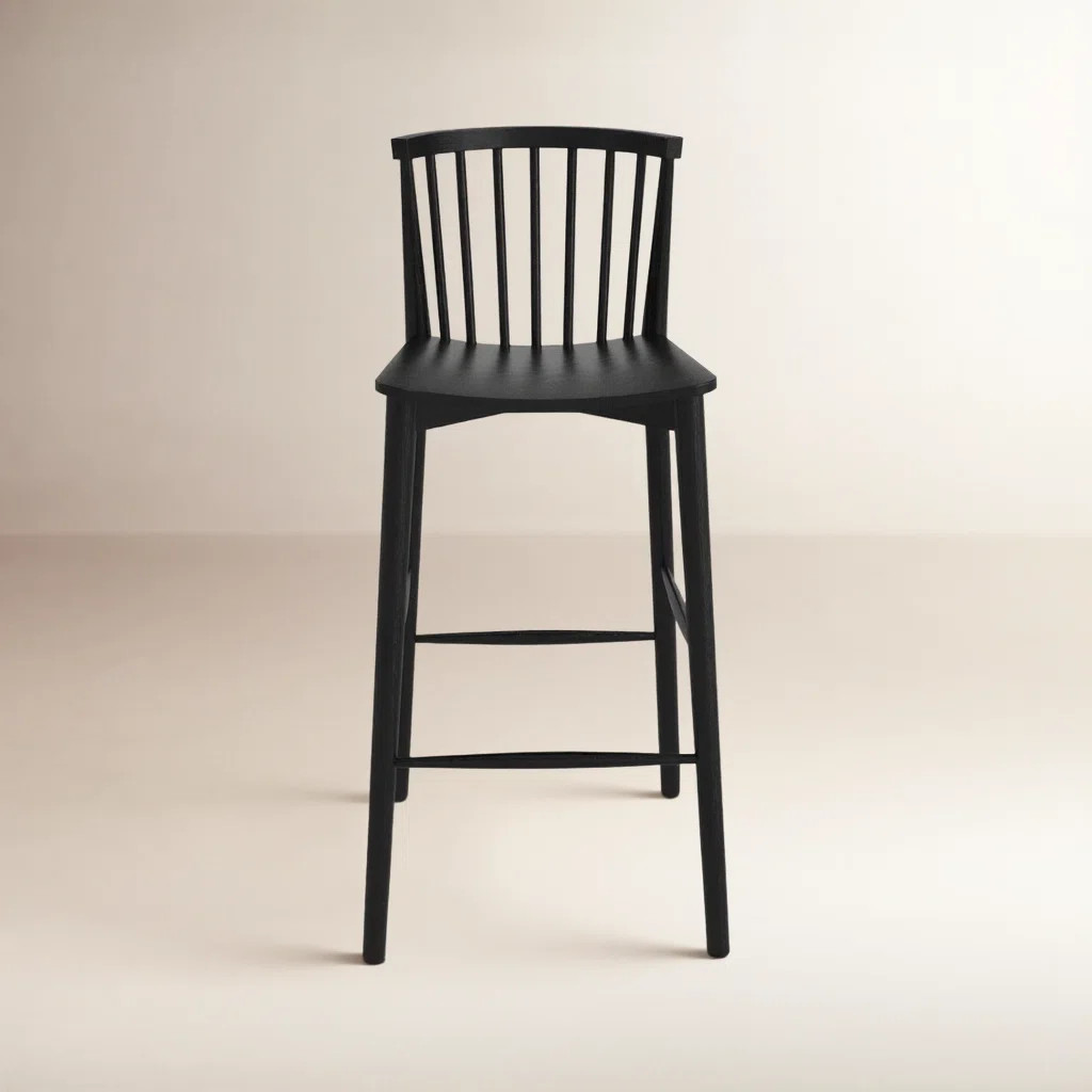 Tybee 25'' Solid Wood Counter Stool | Wayfair North America
