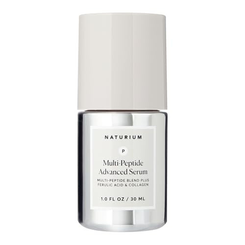 Naturium Multi-Peptide Advanced Serum, Firming & Smoothing Face Serum for Fine Lines & Wrinkles with Advanced Multi-Peptide Blend, 1 oz | Amazon (US)