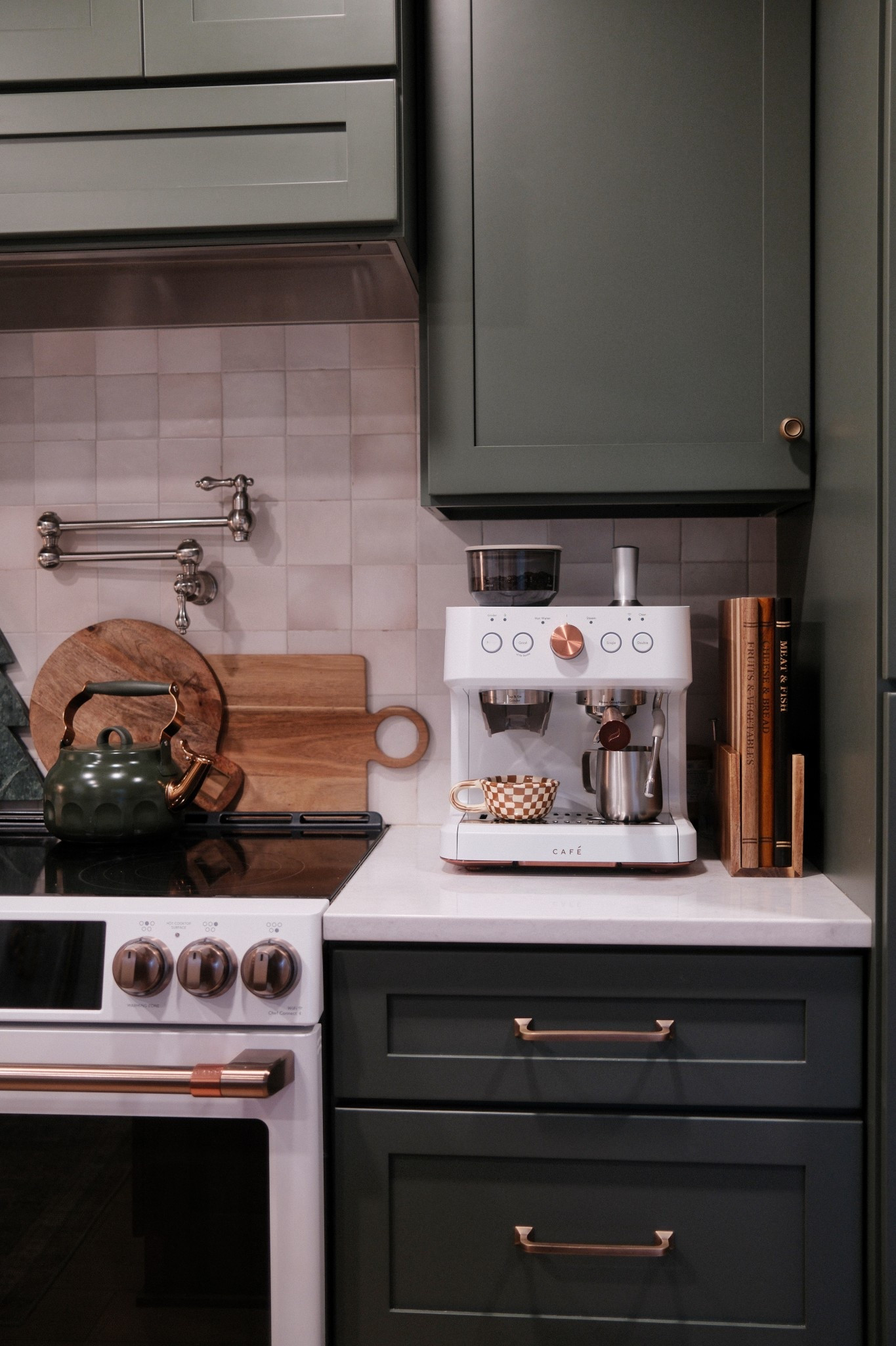 My bookish cutting boards fit perfectly next to my espresso machine 📚✨ #bookish #bookdecor #booktok 

#LTKHoliday #LTKHome #LTKSeasonal
