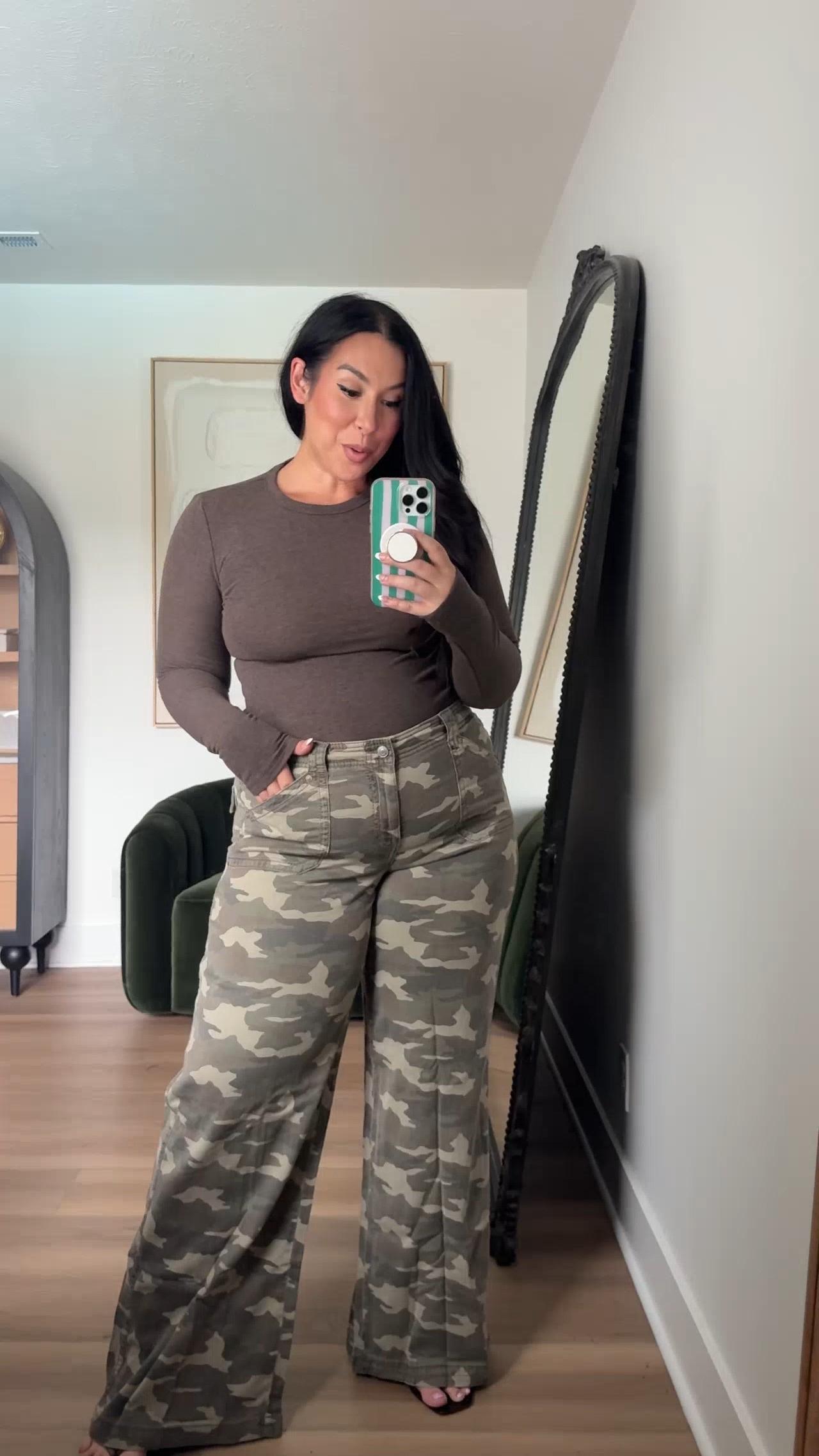 Loving the camo trend and these are so good! ae, american eagle, fall style, fall fashion, midsize, curvy 

 #LTKSeasonal #LTKMidsize