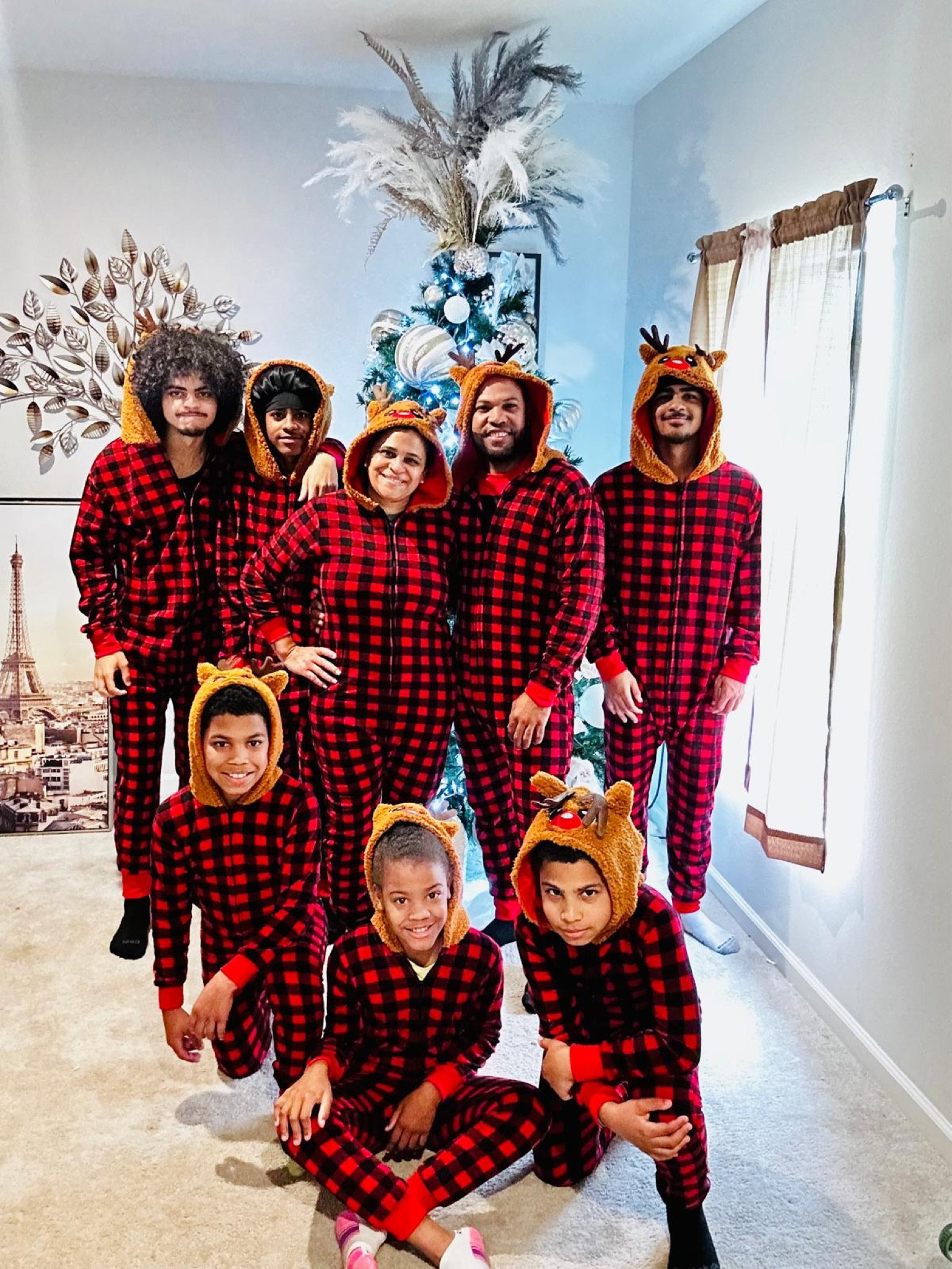 2024 Xmas family pic, finally able to get 8 matching pajamas😘

#LTKFamily #LTKHome