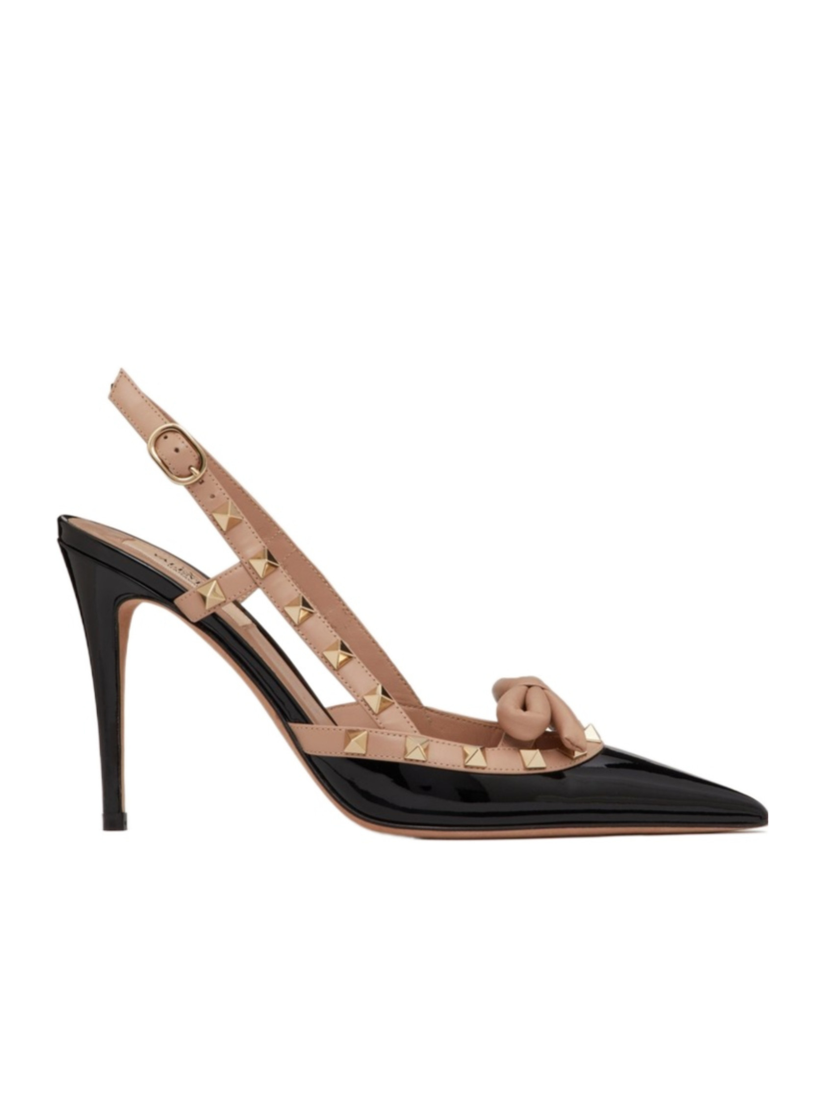 Valentino	Gravani Rockstud Bow Pointed Toe Pumps | Senser US
