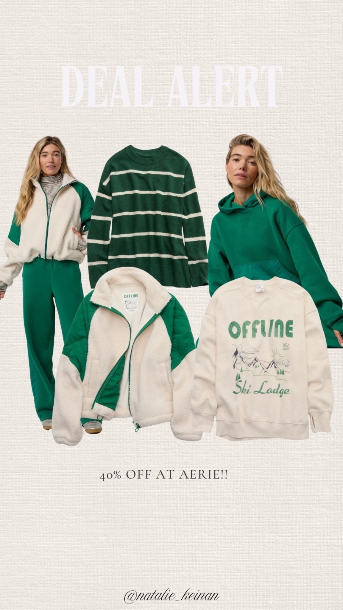 40% off at aerie!!!



#LTKSaleAlert #LTKCyberWeek #LTKGiftGuide