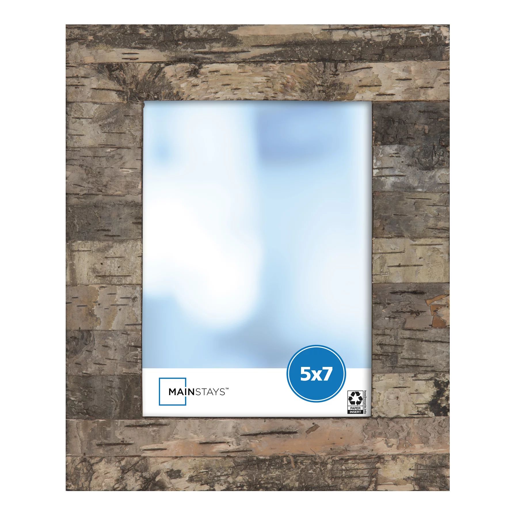 Better Homes & Gardens 5x7 Rustic Bark Picture Frame - Walmart.com | Walmart (US)