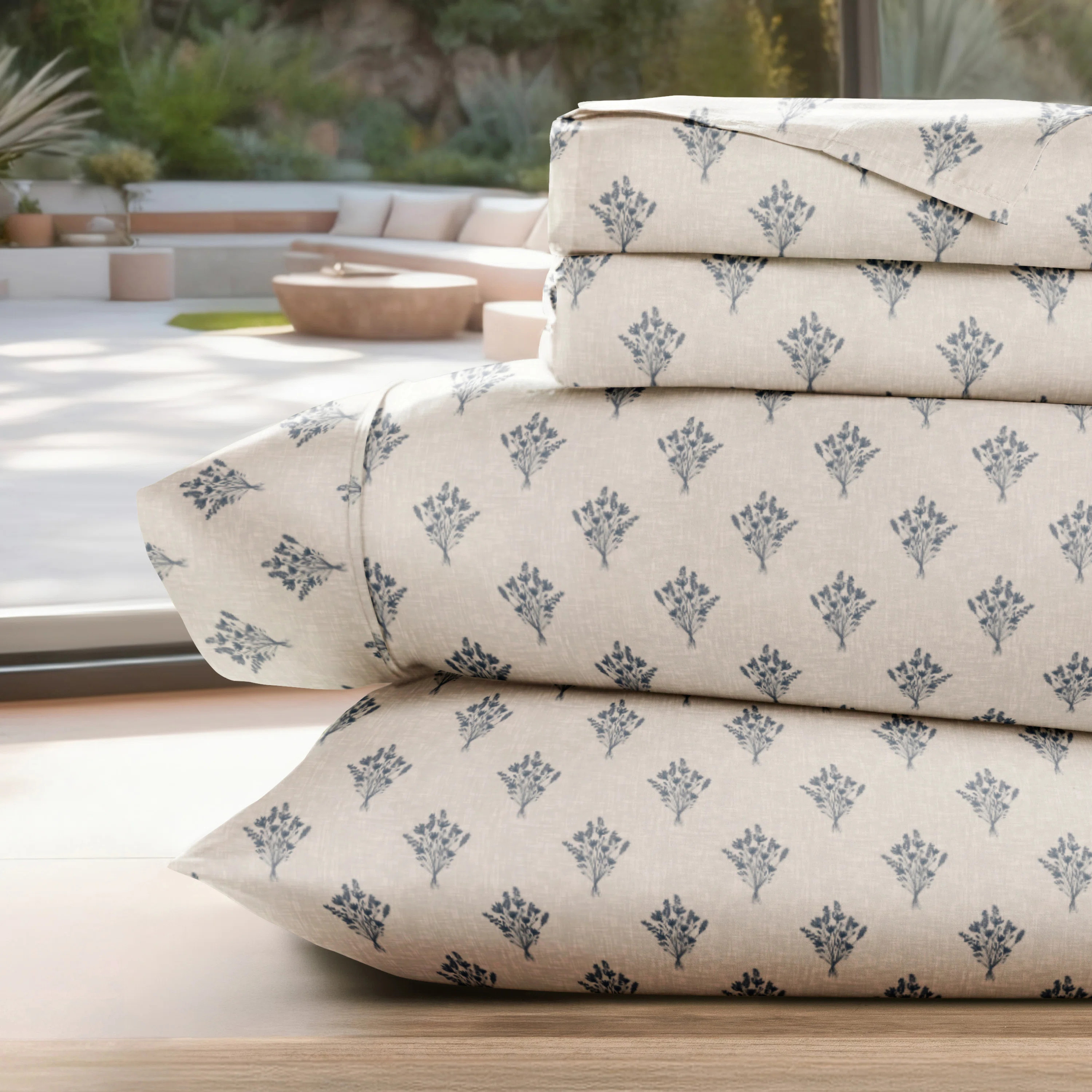 4 Piece Delicate Details Pattern Sheet Set | Wayfair North America