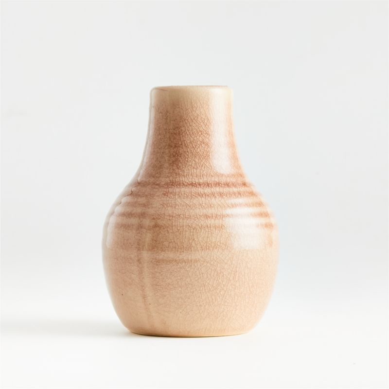 Patine Sand Bud Vase | Crate and Barrel | Crate & Barrel