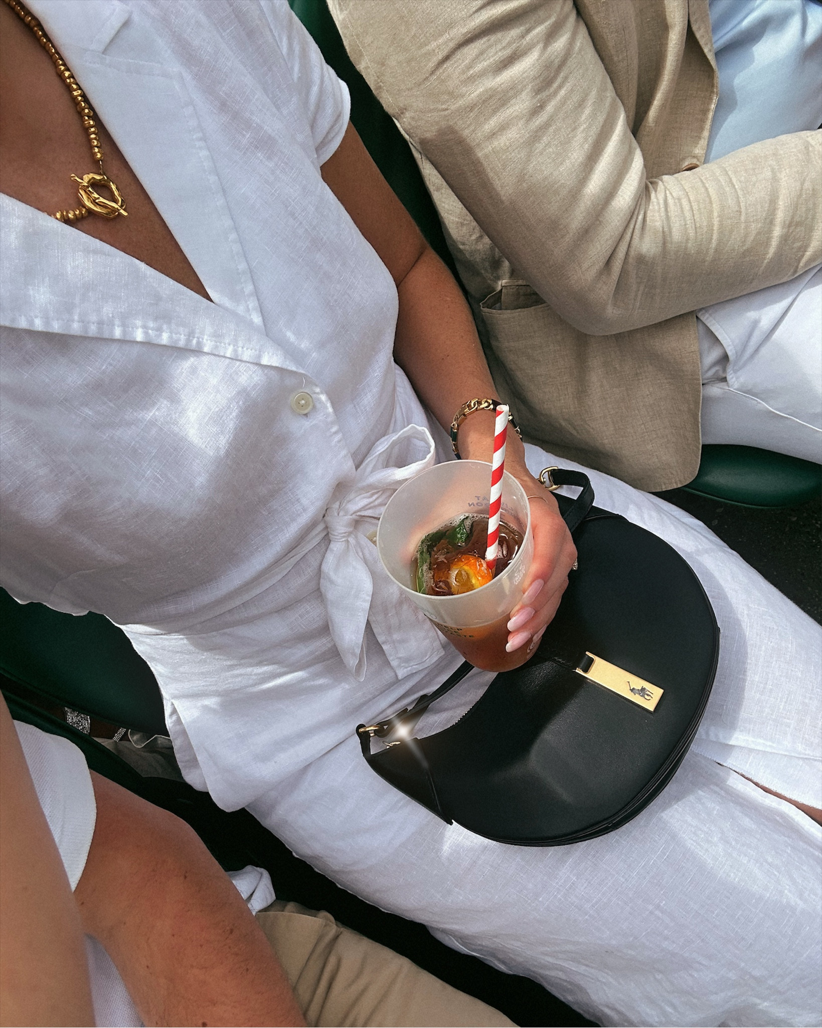 Necklace is Aureum Collective, watch is @ninetenvintage ✨