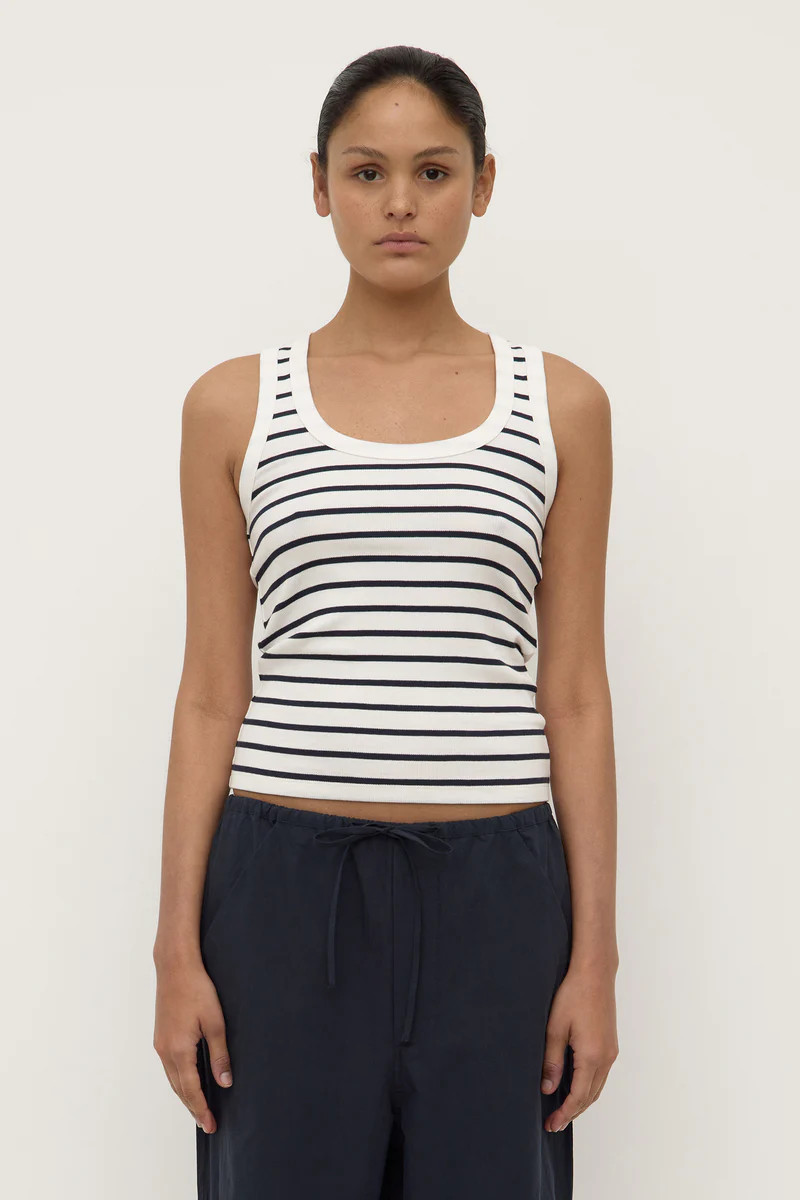 Leony Stripe Tank | Assembly Label
