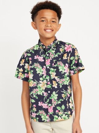 Short-Sleeve Pocket Shirt for Boys | Old Navy (US)