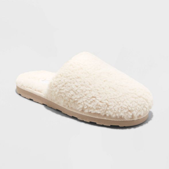 Women's Hannah Sherpa Scuff Slippers - Stars Above™ | Target