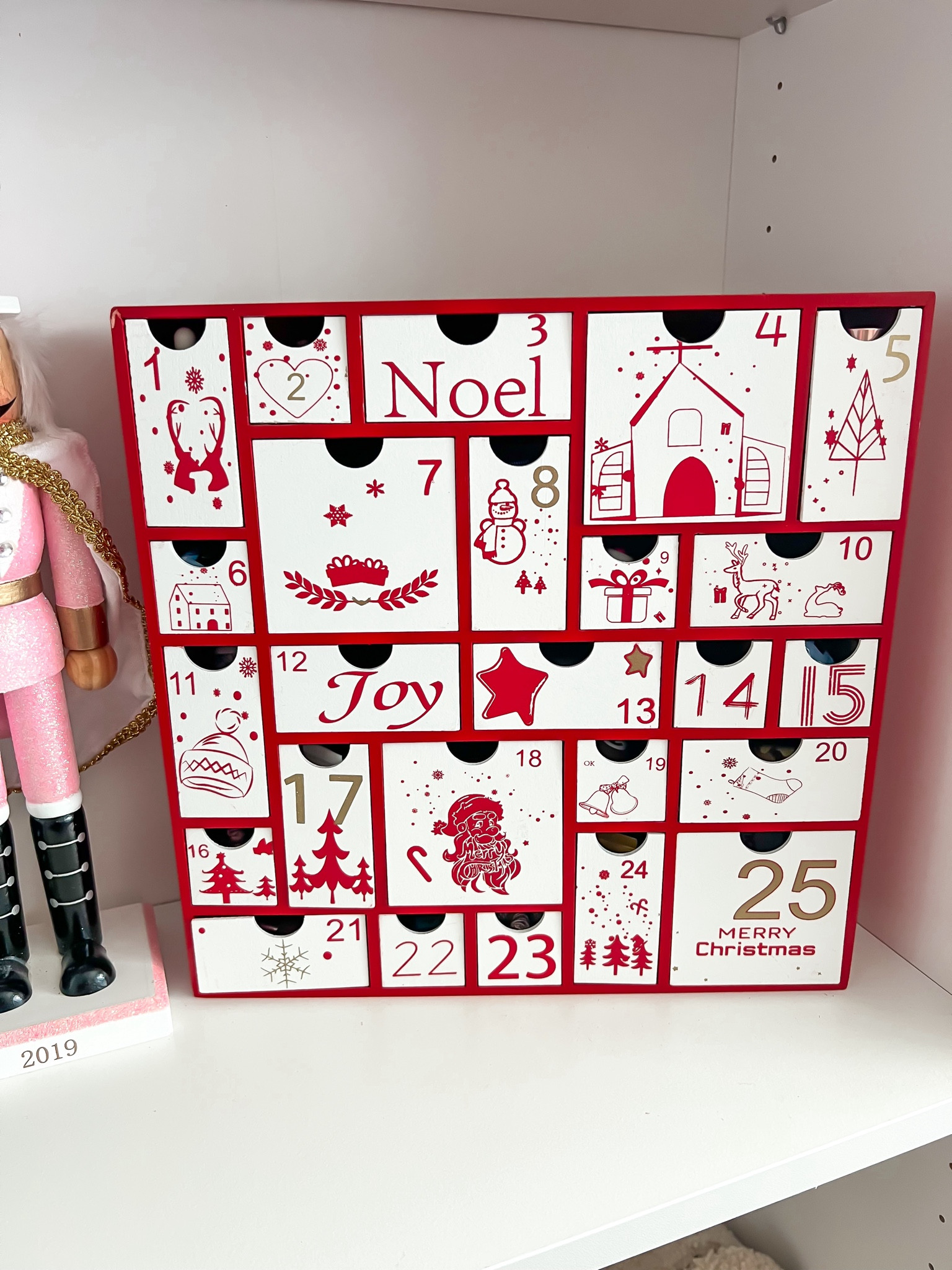 DIY advent calendar from Amazon 