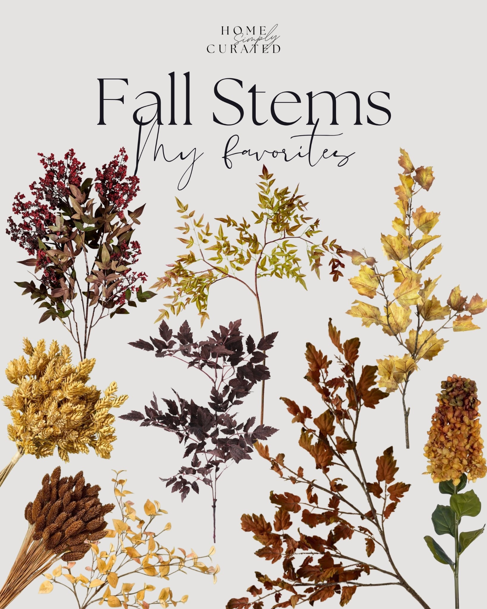 My favorite fall stems! I also linked some gorgeous autumn wreaths! 🍂🍁

#LTKSeasonal #LTKHome