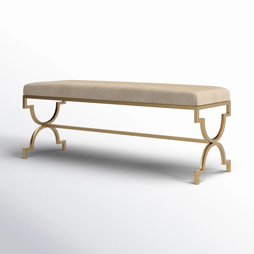 Willa Arlo Interiors Arvin Linen Upholstered Bench & Reviews | Wayfair | Wayfair North America