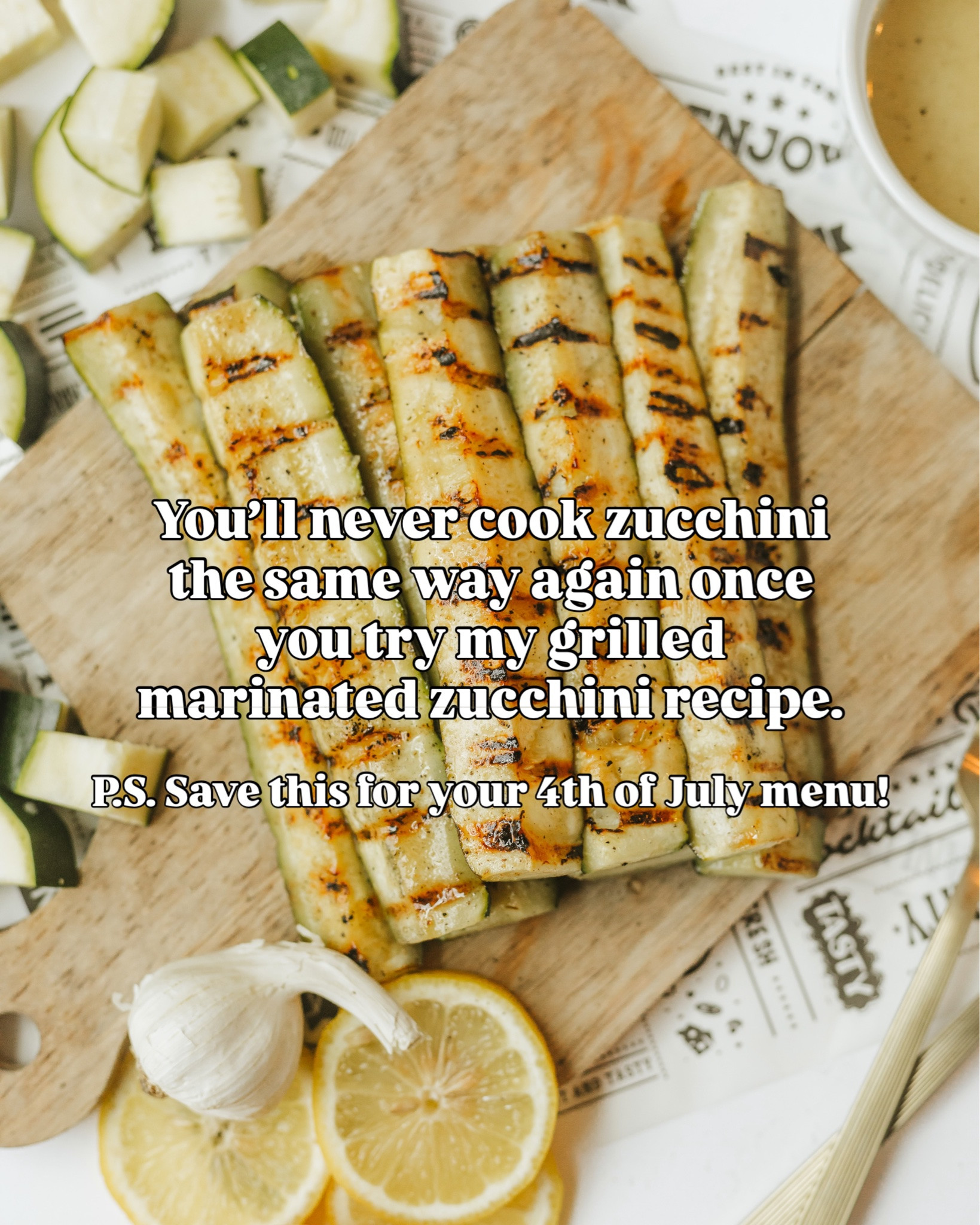 I’ve been making this grilled marinated zucchini for our family for years and when I shared that I was making it a couple of weeks ago in stories I couldn’t believe how many people asked for the recipe. Well the truth was, I didn’t have a recipe! I’ve always just added a little of this and a little of that. But, since I can’t share what a little of this and a little of that equates to, I thought it was probably time to come up with an exact recipe that I could easily share with you. So by popular request, here’s my marinated zucchini recipe! It’s a delicious summer side dish that I make about once a week in June, July, and August and serve with grilled chicken, steak, hamburgers, and grilled shrimp. I also like to take the leftover zucchini the next day, dice it up, and add to a salad…oh my gosh, it’s to die for!!!

LINK to recipe in my bio.

#LTKHome