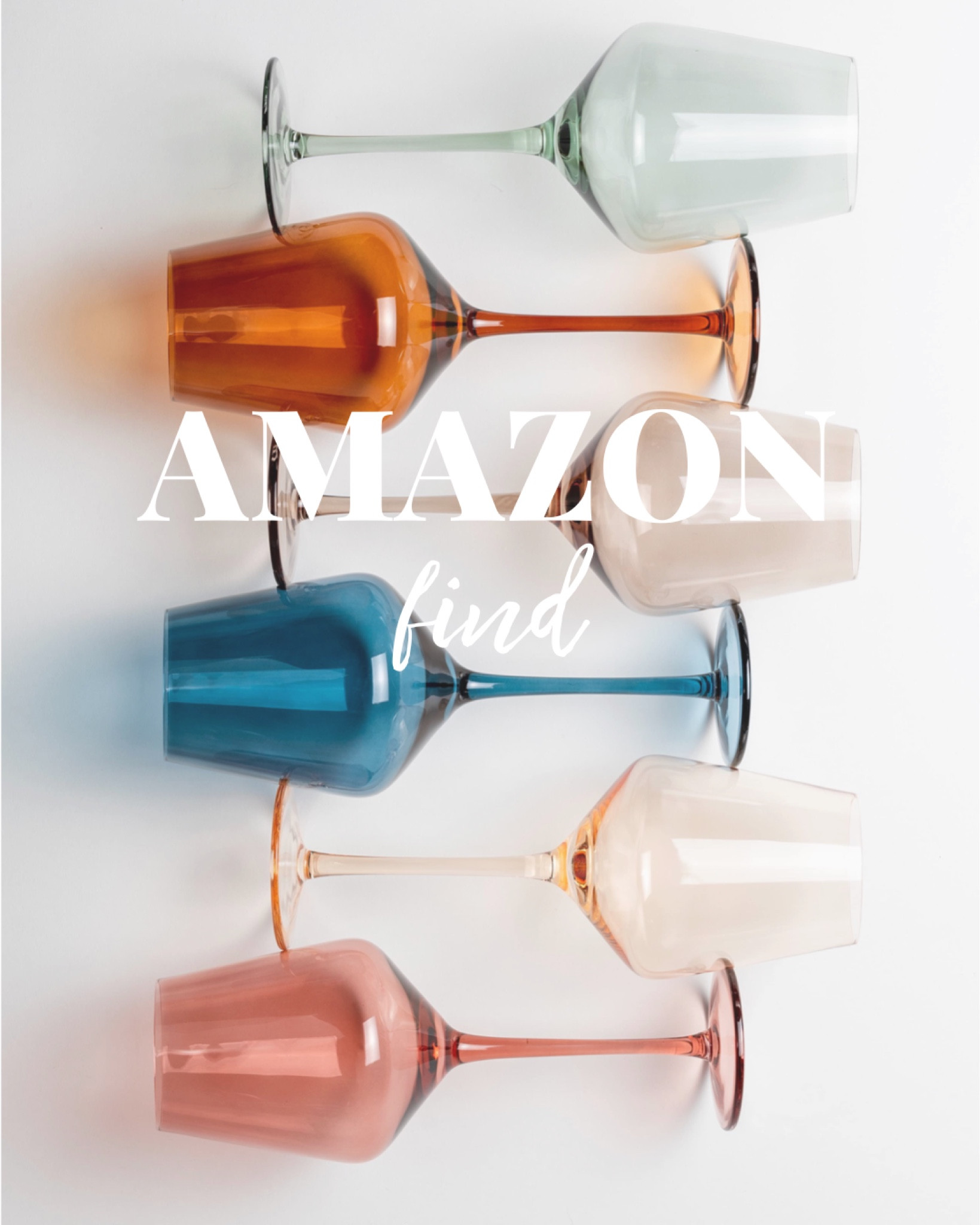 amazon colored wine glasses! 

#LTKstyletip #LTKSale #LTKhome