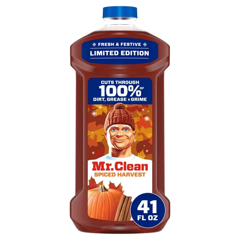 Mr. Clean All Purpose Cleaner, Floor Cleaner, Mop Soap, Cleaning Liquid, Spiced Harvest, Pumpkin,... | Walmart (US)