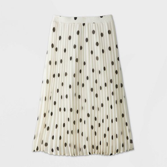 Women's High-Rise Pleated A-Line Midi Skirt - A New Day™ | Target