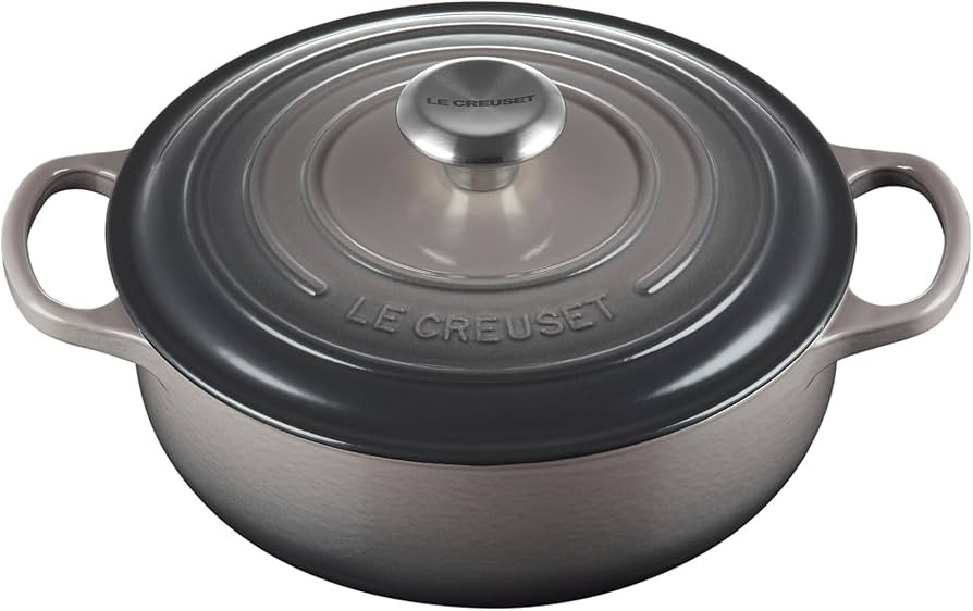 Le Creuset Enameled Cast Iron Signature Sauteuse Oven, 3.5 qt., Oyster | Amazon (US)