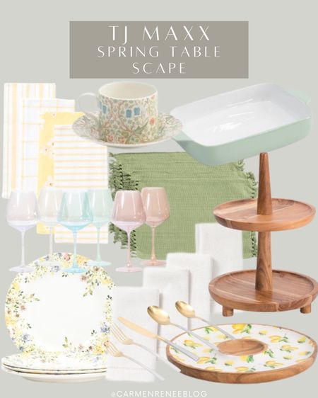 TJ Maxx spring table scape!

Home decor, spring decor, table decor, glasses, dishwater, vase, table decor

#LTKhome #LTKSeasonal #LTKstyletip