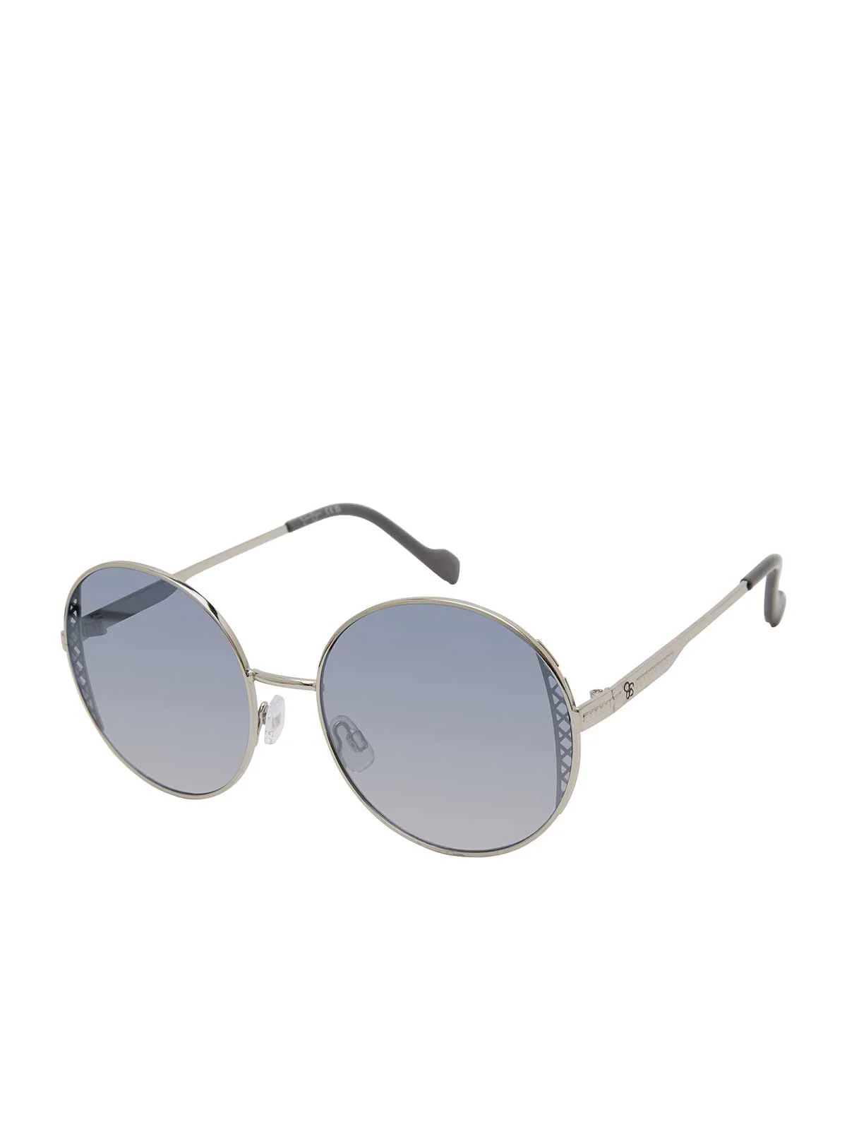 Metal Round Sunglasses in Silver | Jessica Simpson E Commerce