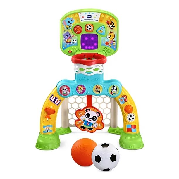 VTech Count and Win Sports Center Toddler Basketball and Soccer Smart Toy - Walmart.com | Walmart (US)