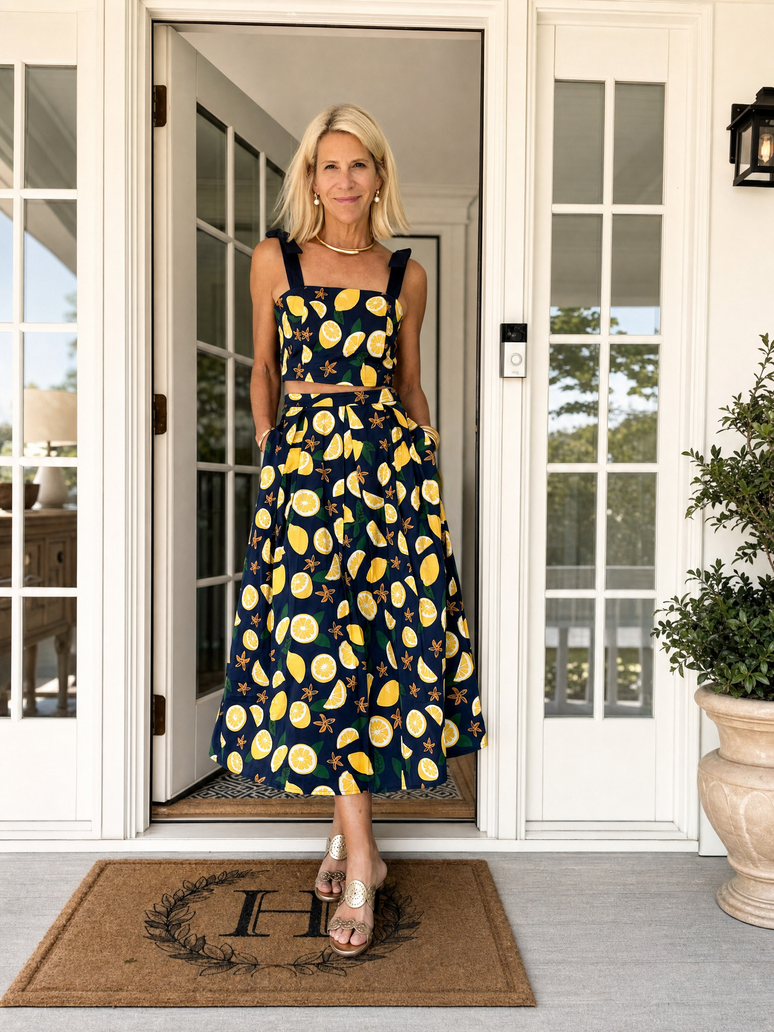 This lemon print midi dress is the ultimate statement piece for summer. The flattering fit-and-flare silhouette, playful print, and feminine bow straps make it perfect for vacations, brunch, garden parties, and summer celebrations.

💡 LTK MADE EASY

❤️ Heart = Support my posts
🔖 Save = Get sale & restock alerts
📋 Lists = Keep favorites organized
📲 Share = Send to yourself for later
💬 Comment = Ask me anything 

 #LTKootd #LTKSeasonal #LTKOver40
