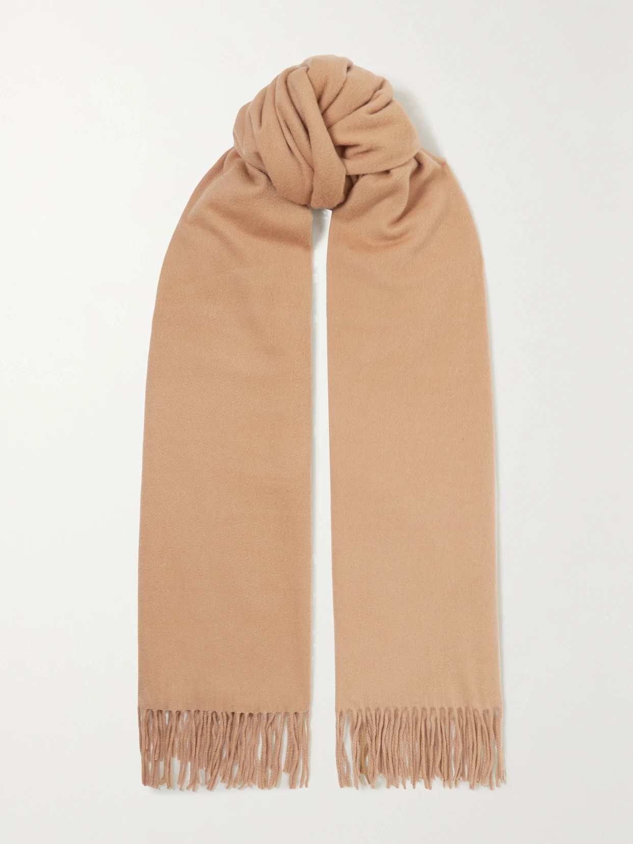 Arch4 - Natasha Fringed Cashmere Scarf - Brown | NET-A-PORTER (US)