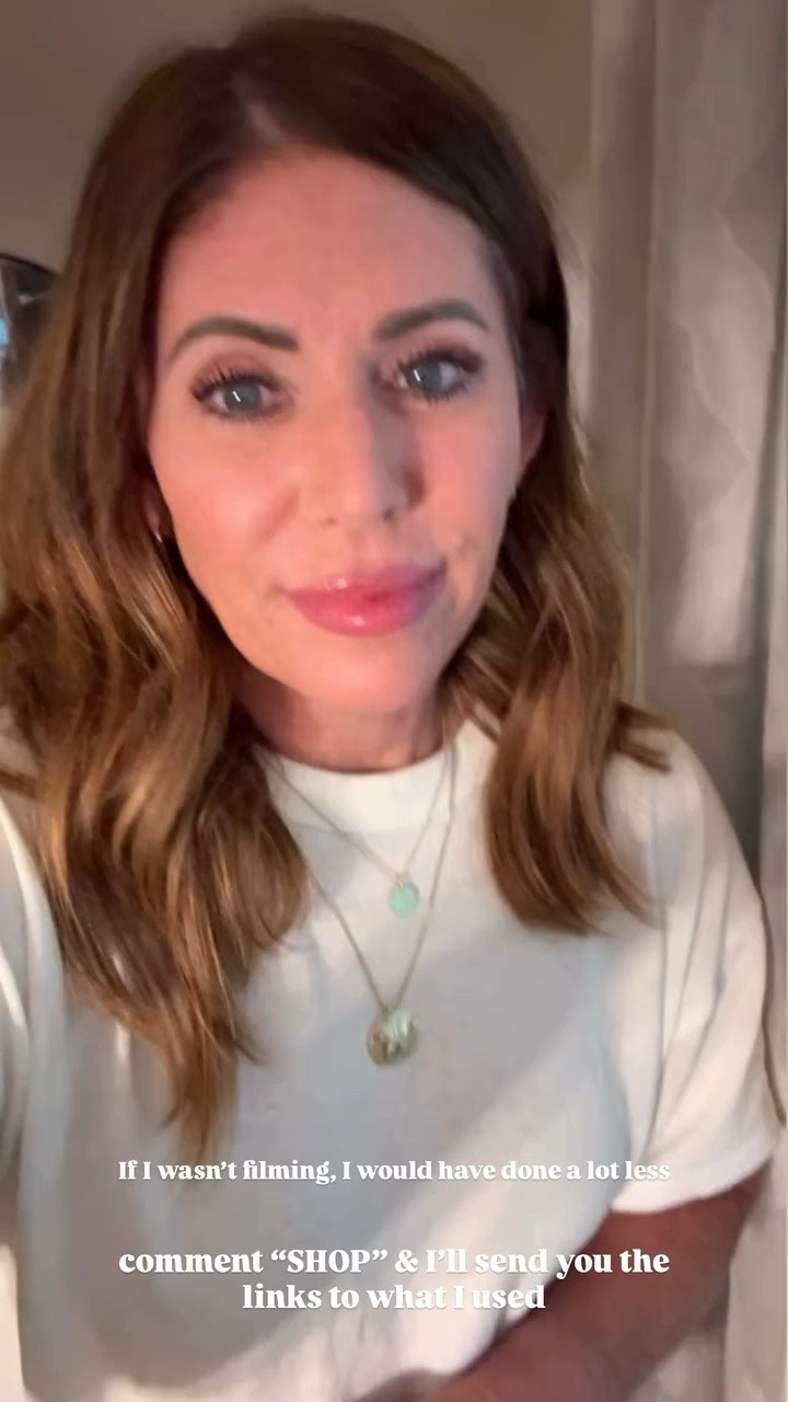 Easy makeup routine for summer

Rhode highlight milk- shade 3
Tarte CC serum- shade medium
Rhode bronzer-bake
Rhode blush-
Lip tint -DJ plum
Mascara- limitless ilia

#LTKOver40 #LTKselfcare #LTKBeauty