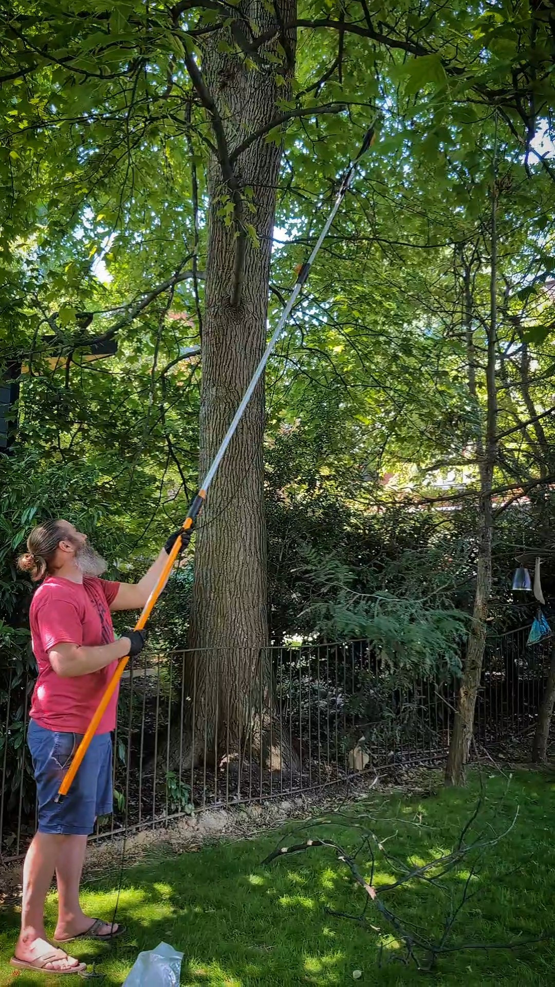 This extendable branch trimmer helped Jim lop off some dead branches that were otherwise out of reach 

#LTKSeasonal #LTKHome