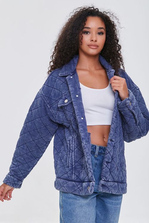 Drop-Sleeve Quilted Jacket | Forever 21 (US)