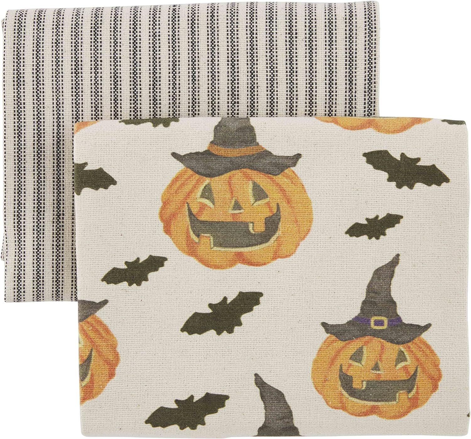 Mud Pie Halloween Towel Sets, Pumpkin | Amazon (US)