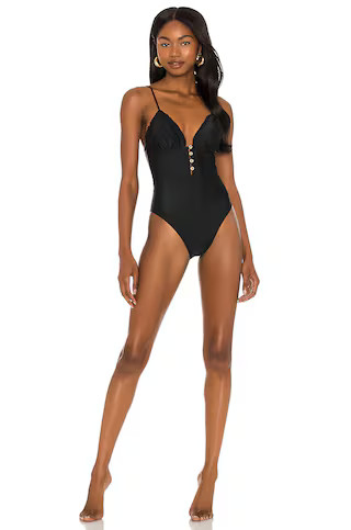 Vix Swimwear Sabrina One Piece in Black from Revolve.com | Revolve Clothing (Global)