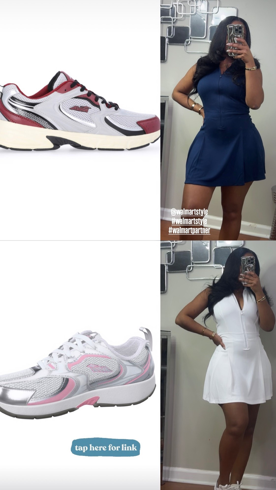 Walmart Avia Find Tennis Dress

 #walmartpartner #walmartstyle 
@walmartstyle 

5”3 163lb 44hips 
I’m wearing a small 
small tennis dress . 

This Walmart Avia set is giving sporty & cute ❤️

matching tennis dress is such a vibe for spring. Perfect for errands, casual days, or sporty  athleisure look.

All of these items come in a variety of sizes and colors, so there’s something for everyone!

spring outfits 2026 

walmart two piece  set
walmart activewear finds
walmart fashion finds 2026
walmart must have 
walmart summer  2026
clothes
Ig story 

#LTKSummer

#LTKActive #LTKootd #LTKU