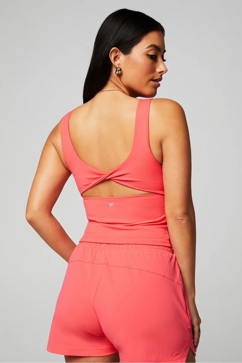 Oasis Twist Built-In Bra Tank | Fabletics - North America