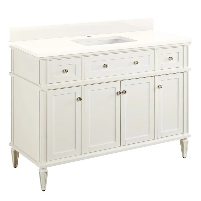 48" Elmdale Single Bathroom Vanity Set with Rectangular Undermount Sink | Wayfair North America