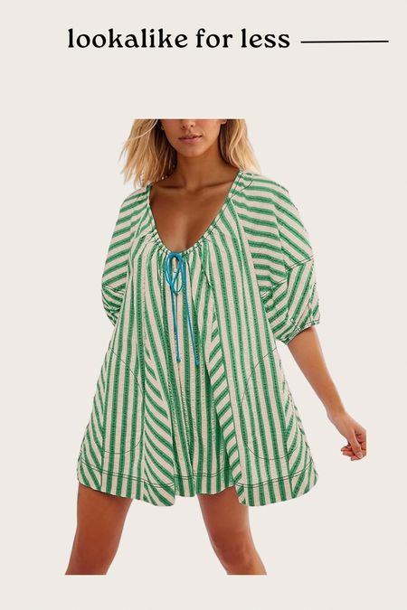 We love a good Amazon lookalike! 

striped romper / free people / lookalike / Amazon finds / Amazon fashion / look for less 

#LTKFindsUnder50