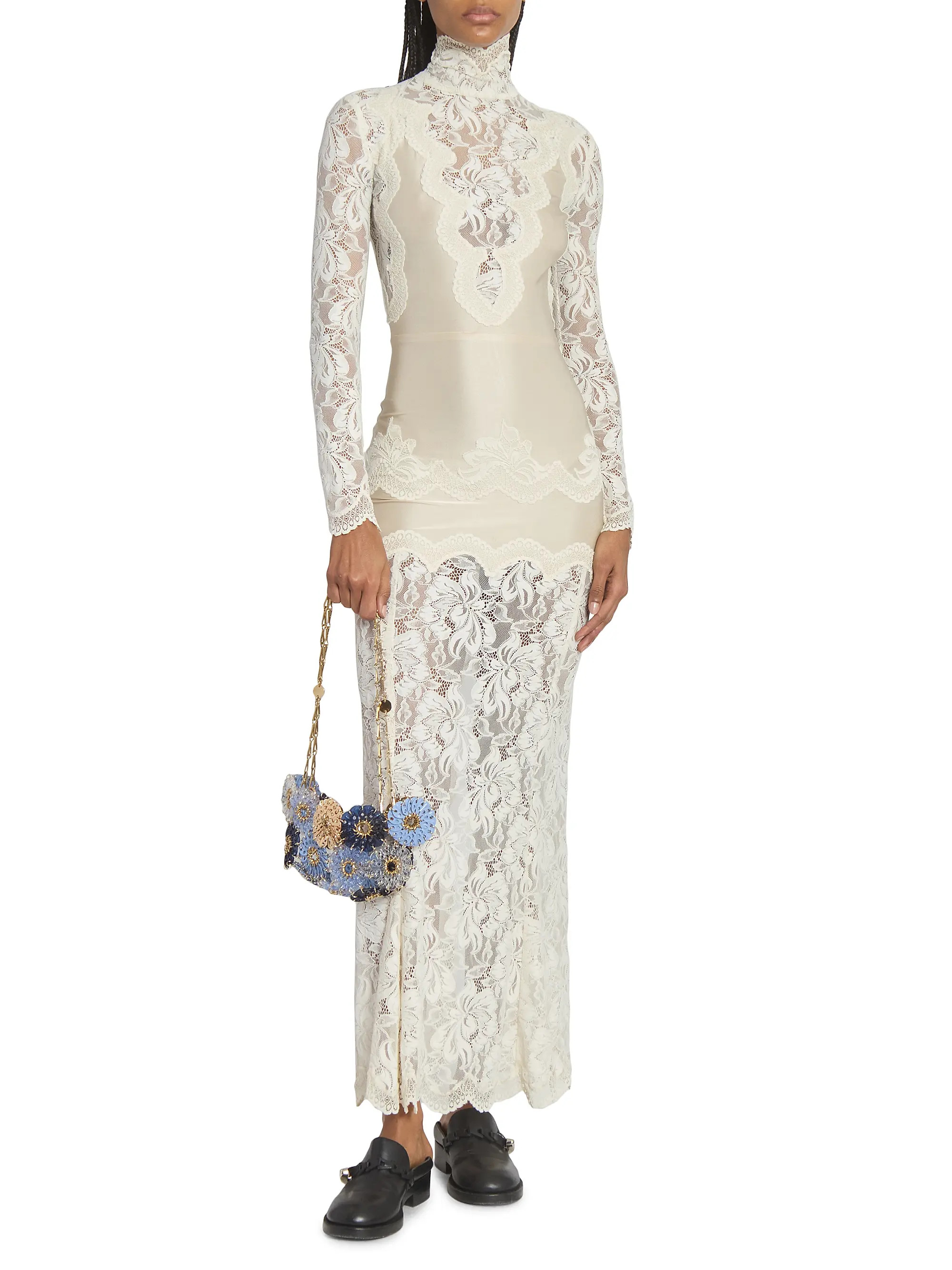 Lace Sheath Maxi Dress | Saks Fifth Avenue