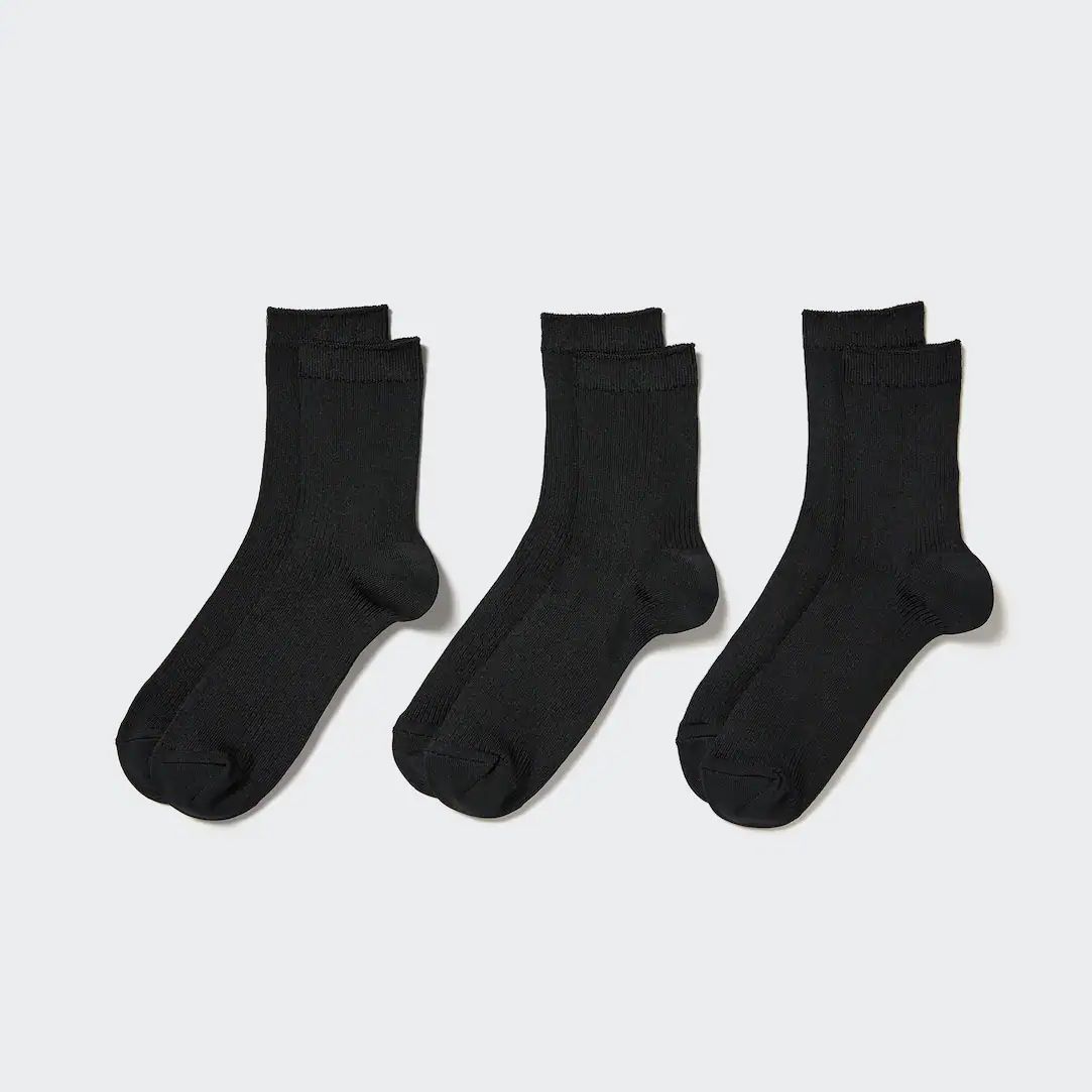Gerippte Socken (3 Paar) | UNIQLO (DE)