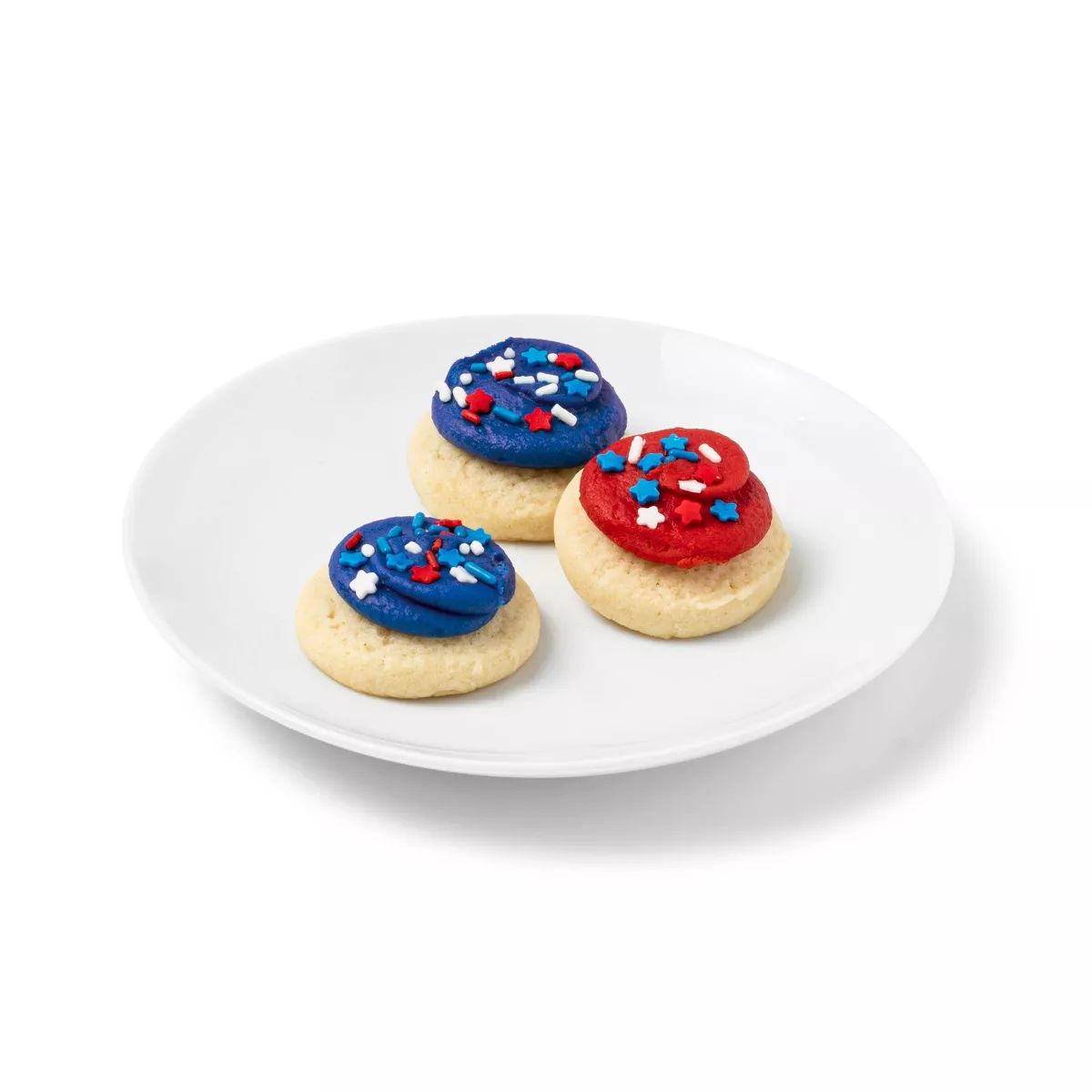 Patriotic Red & Blue Mini Frosted Sugar Cookies - 9.4oz/18ct - Favorite Day™ | Target