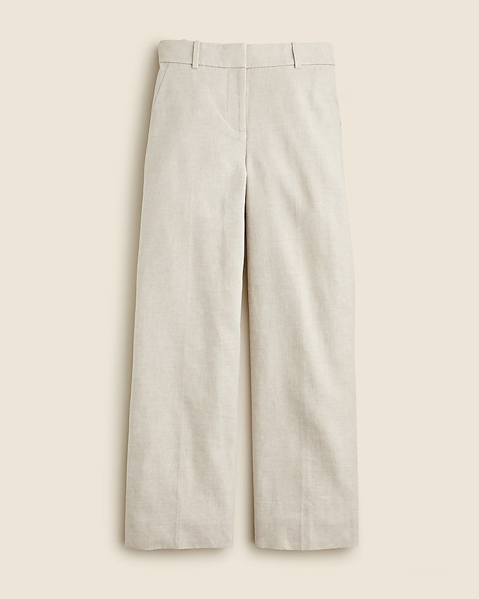 Sydney pant in stretch linen blend | J. Crew US