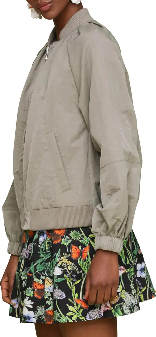 Pleated Balloon Bomber Jacket | Nordstrom