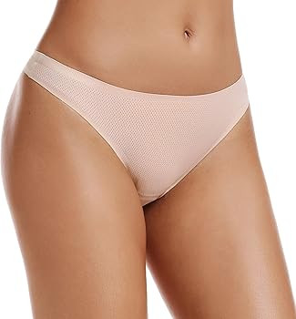 voenxe Seamless Thongs for Women No Show Thong Underwear Women 5-10 Pack | Amazon (US)