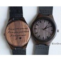 Personalized Wood Watch,Personalized Wooden Watch, Personalized Watch, Engraved Watch, Engraved Wood Watch, Mens Wood Watch, Gifts for Him, | Etsy (US)