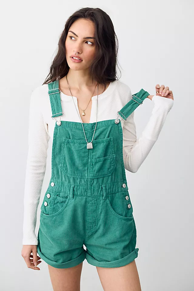 Ziggy Cord Shortalls by We The Free at Free People, Barnwood, S | Free People (Global - UK&FR Excluded)