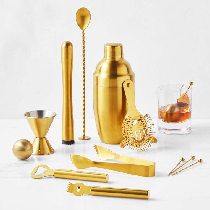 Williams Sonoma Deluxe Boxed Bar Tool and Shaker | Williams-Sonoma