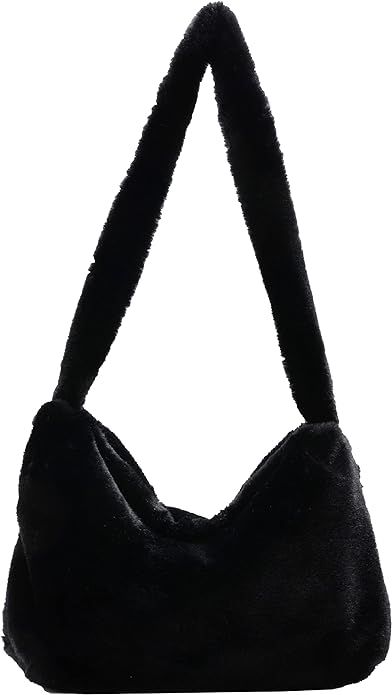 TCHH-DayUp Fluffy Tote Bag for Women Girls Ladies Fuzzy Shoulder Bag Purse | Amazon (US)