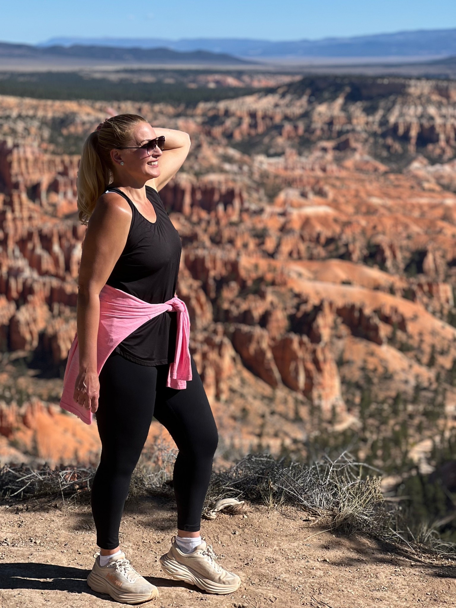 I call this outfit my uniform.

I wear it all the time. I wear it walking in my neighborhood, on vacation and to Pilates class.

Wearing a large in everything. So comfy! I highly suggest all of these pieces!
