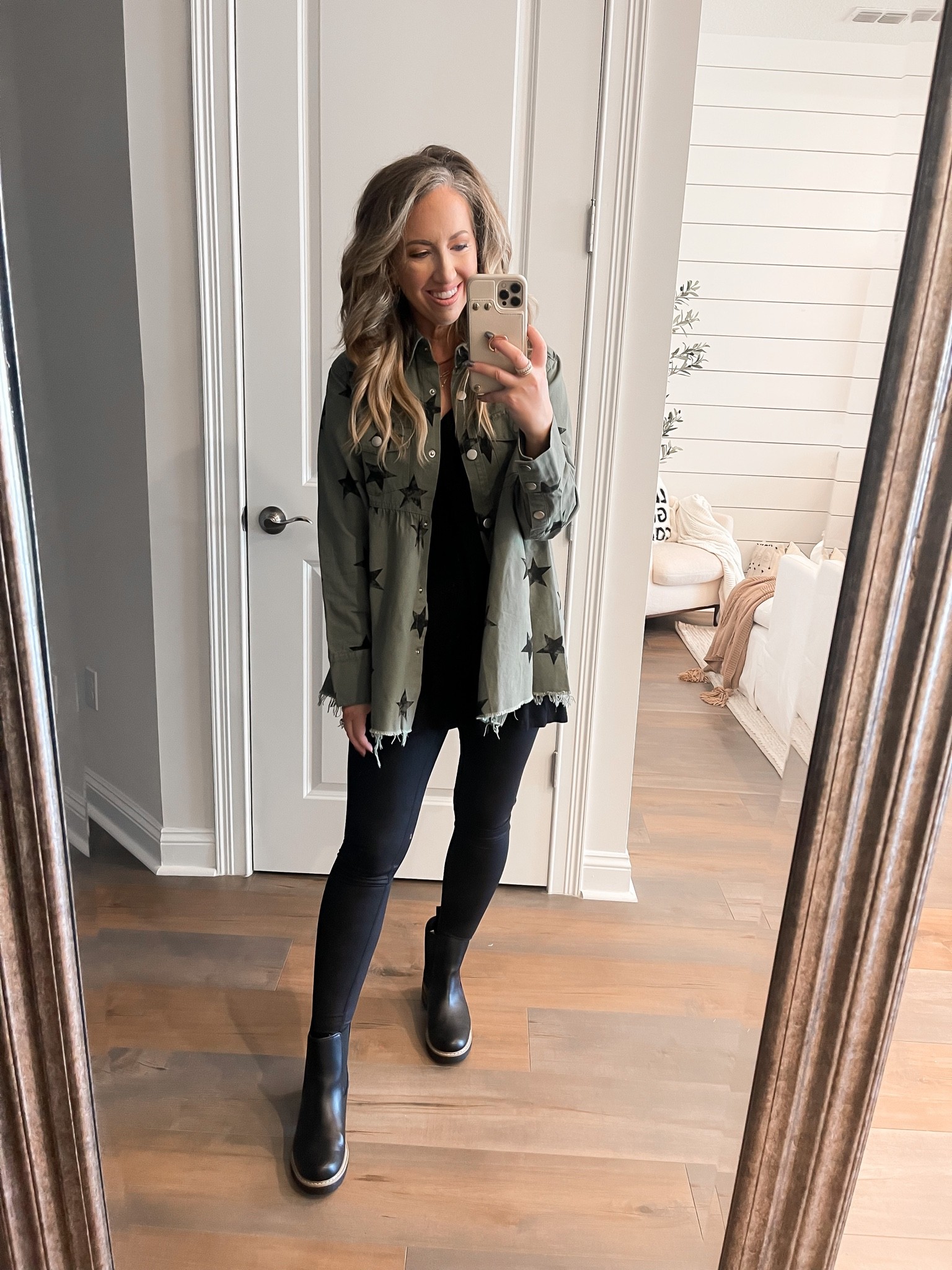 Fall outfits fall fashion utility jacket peplum Star jacket size small amazon fashion amazon finds black leggings outfit 

#LTKunder50 #LTKSeasonal