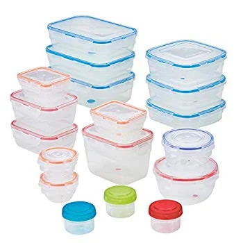 LOCK & LOCK HPL321A18 36-Piece Set Plastic Storage Container, Clear | Walmart (US)