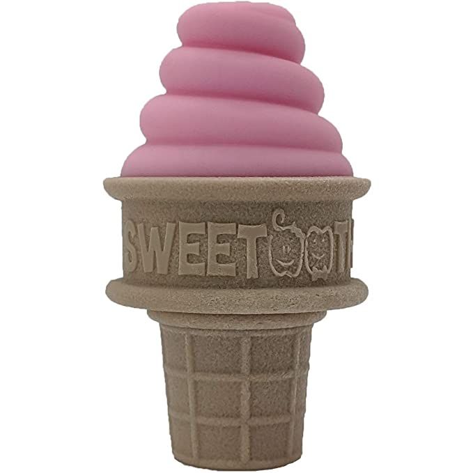 Amazon.com : SweeTooth Ice Cream Cone Shaped Baby Teether - Pretty Pink : Baby | Amazon (US)